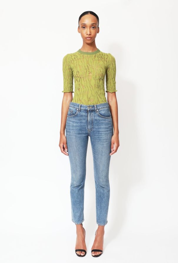 Louis Vuitton 2015 Intarsia Knit Top Green - 2