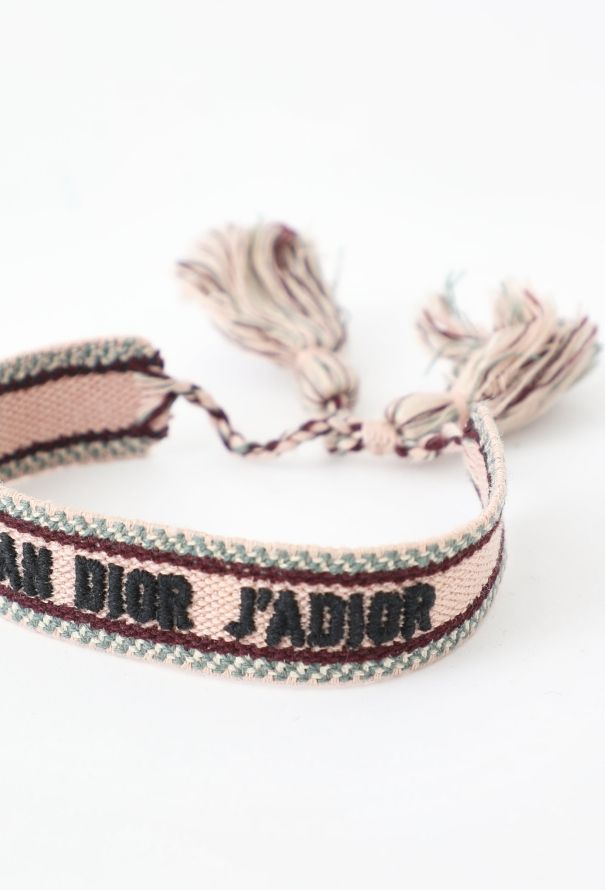 Dior J’Adior Embroidered Bracelet in Pink – 2023 - 3