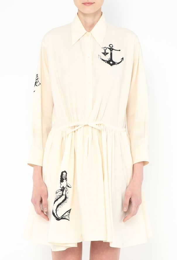 Prada S/S 2022 Cinched Mermaid Dress - 4