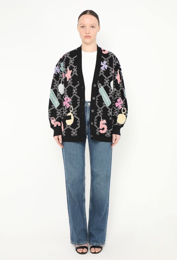 Chanel 2022 Cashmere Clover Cardigan - 2
