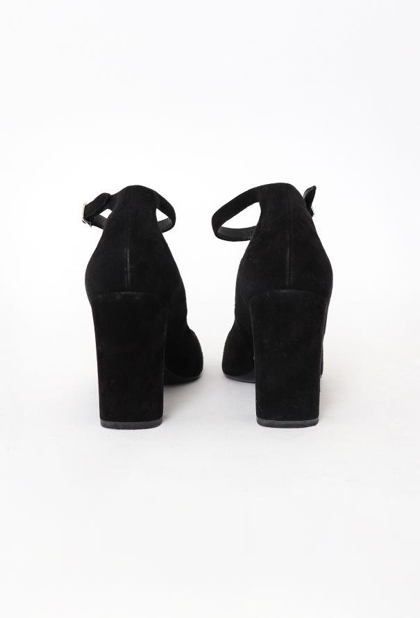 Saint Laurent 2017 Suede Loulou Pumps - 4