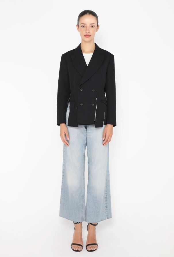 Comme des Garçons Deconstructed Twill Blazer - 2