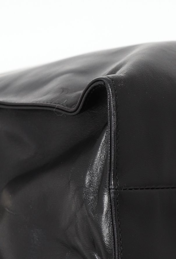 Prada Black Leather Tote Bag - 8