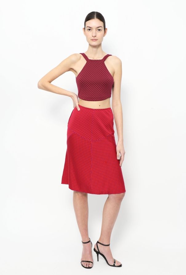 Alaïa 2001 Harlequin Halter Ensemble - 4