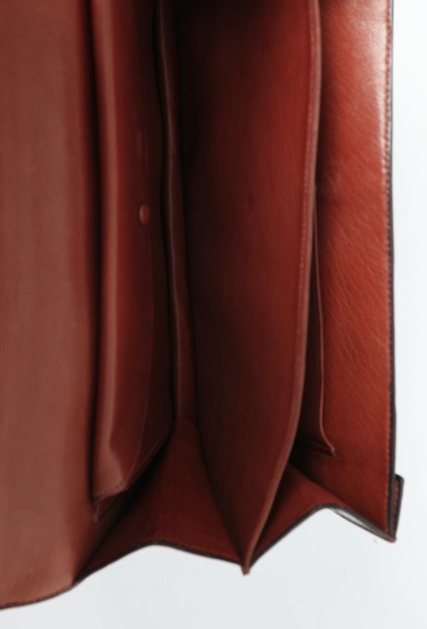 Hermès Vintage Brown Porosus Morabito  Bag - 12