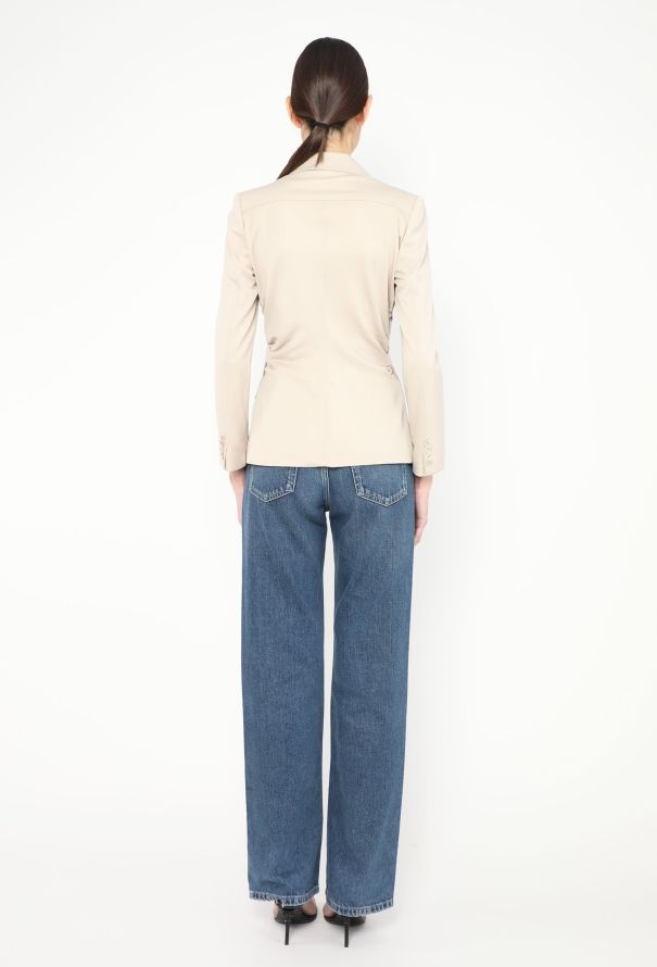 Gucci Tom Ford S/S 2004 Ruched Utility Blazer - 6