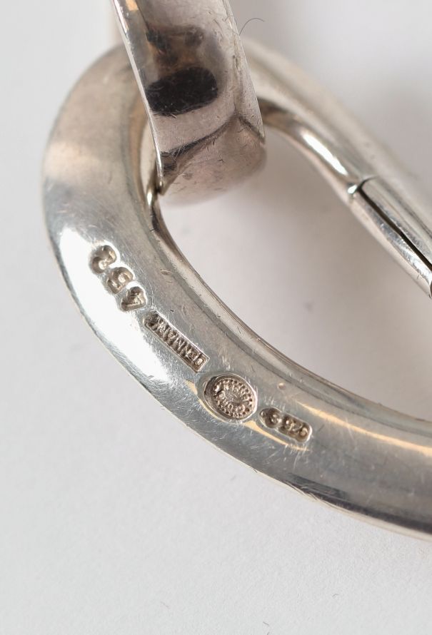 Vintage Fine Jewelry Georg Jensen Silver Infinity Link Bracelet - 5