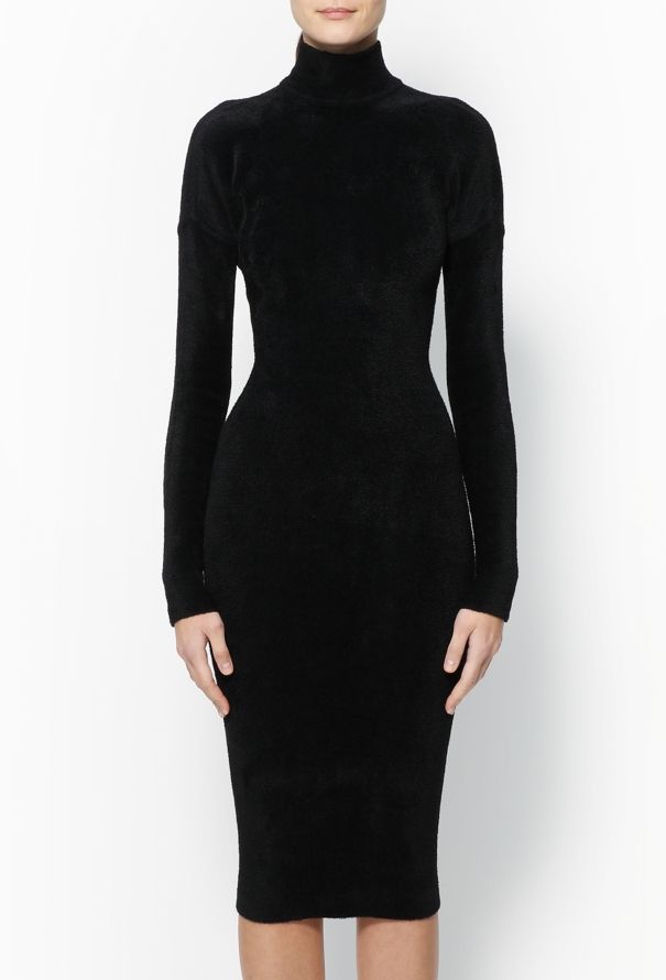 Alaïa F/W 1989 Chenille Bodycon Dress - 4