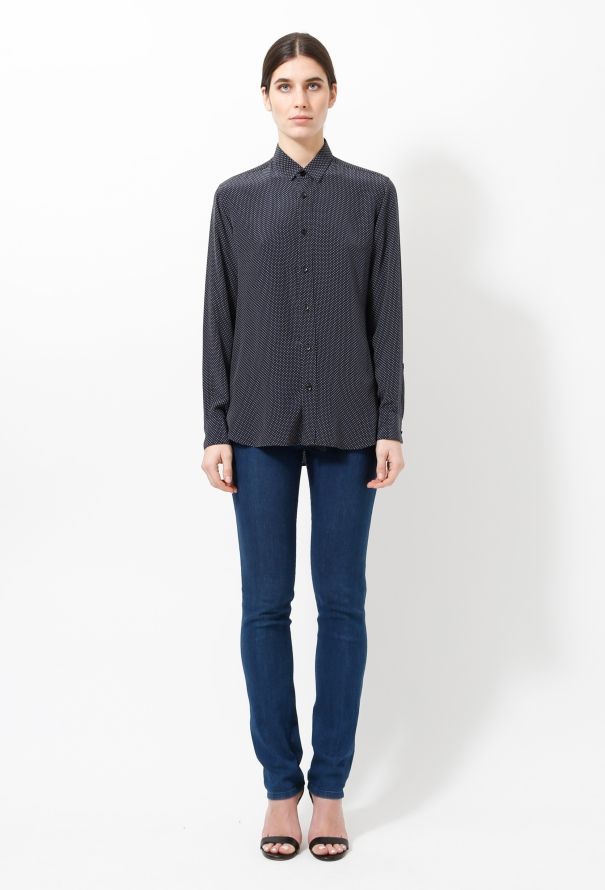 Saint Laurent 2013 Polka Dot Blouse - 2