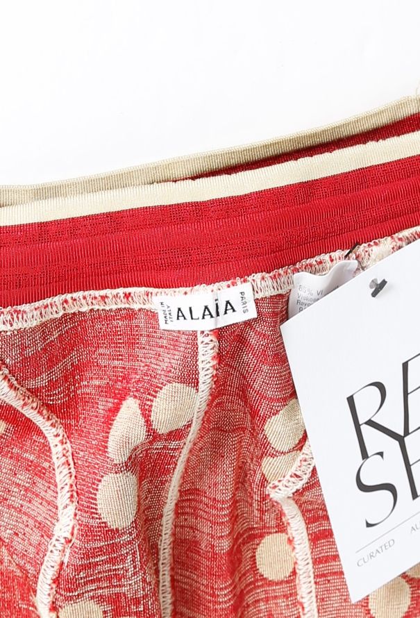 Alaïa ICONIC S/S 1991 Dotted Skirt - 5