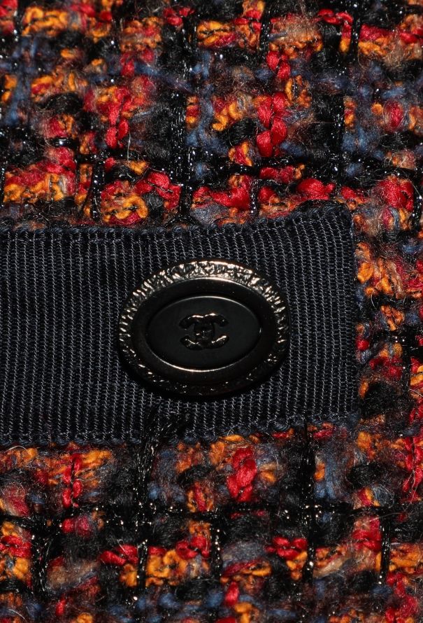 Chanel F/W 2015 Fluted Tweed Dress - 7