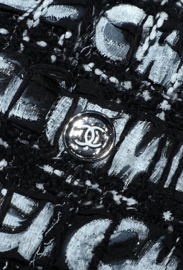 Chanel STUNNING Pre-Fall 2023 Dakar Hand-Painted Ribbon Skirt - 9