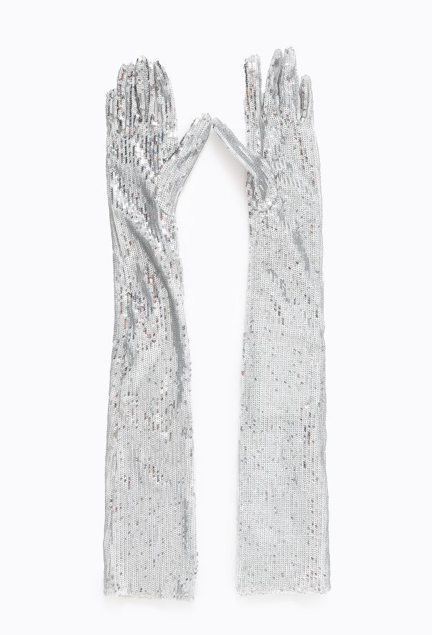 Maison Margiela Resort 2022 Sequin Elbow Gloves - 3