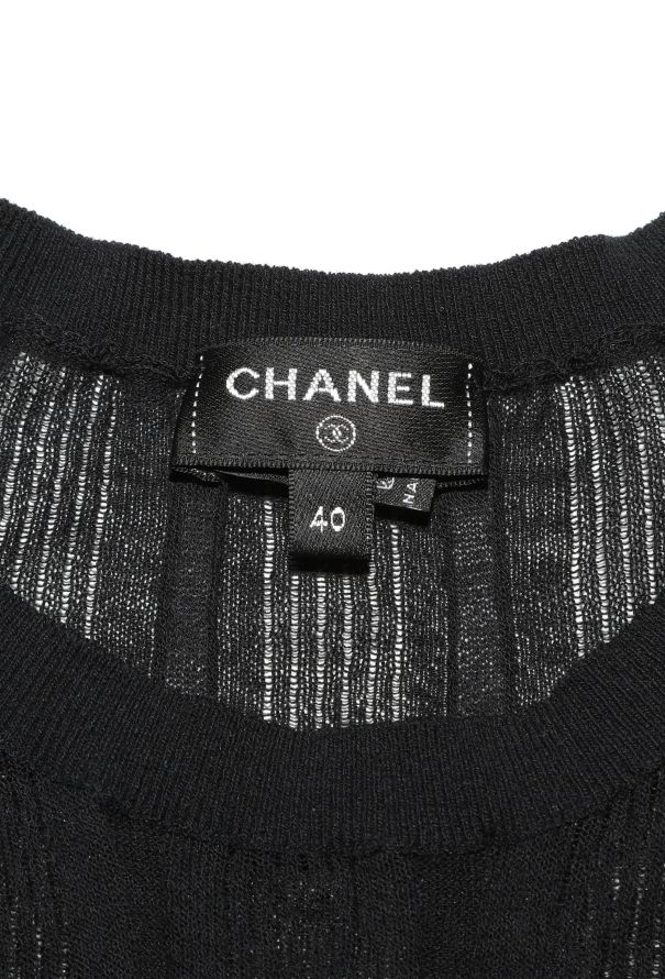 Chanel 2022 Ribbed Bodycon Dress - 5