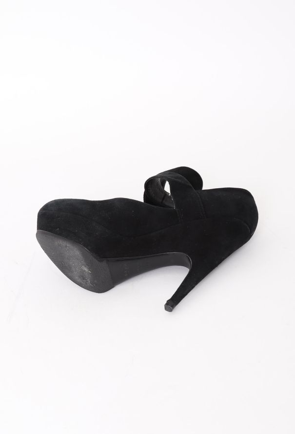 Saint Laurent Vintage Imperiale Suede Heels - 5