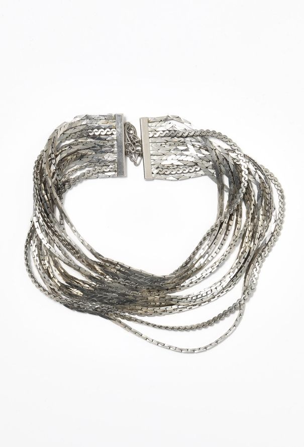 Chanel Layered Chainlink Choker - 2