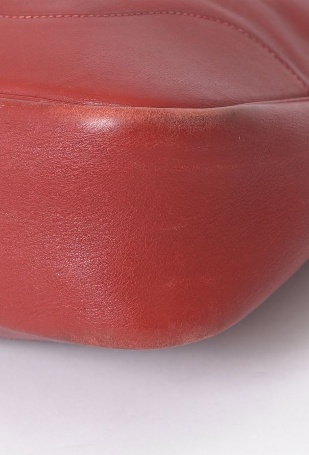 Hermès Red Swift Trim Bag - 7