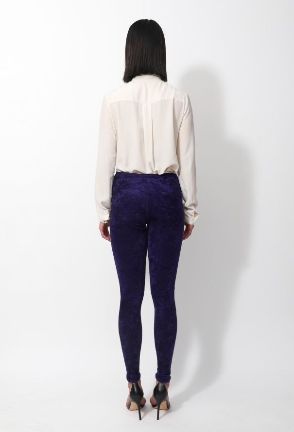 Alaïa Velvet Leggings - 3