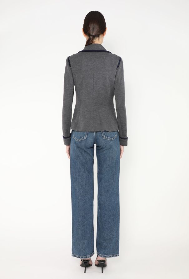 Chanel Bicolor 'CC' Collegiate Blazer - 4