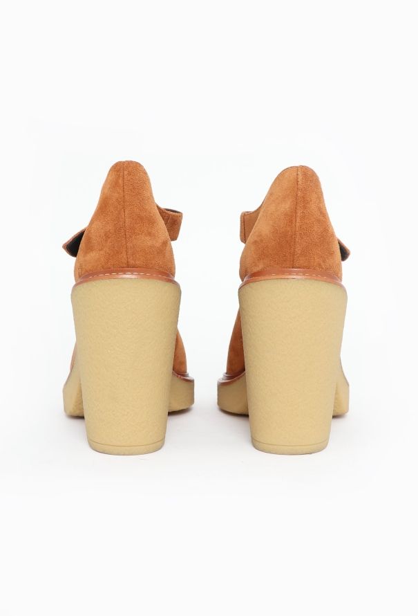 Hermès 2024 Suede Platform Drew Sandals - 4