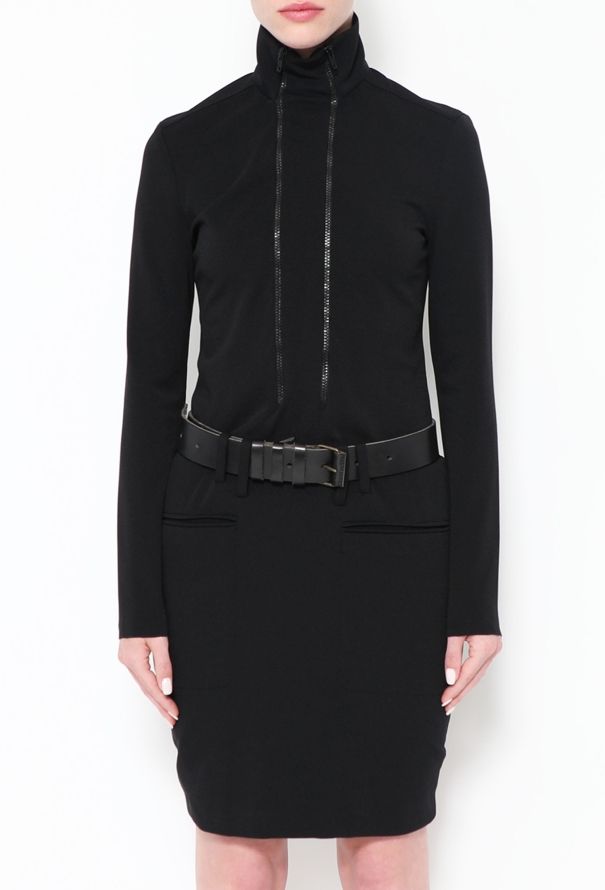 Balenciaga 2000 Le Dix Belted Zip Dress - 3