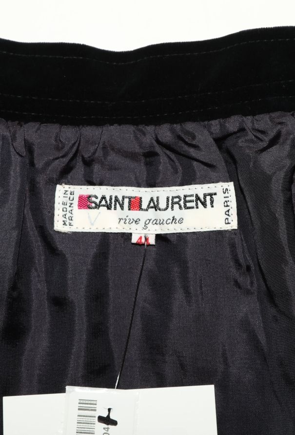 Saint Laurent Vintage Velvet A-Line Skirt - 4