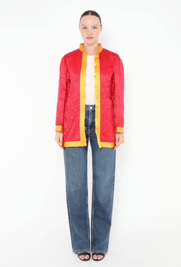 Saint Laurent Collector S/S 1979 Quilted Seashell Jacket - 3