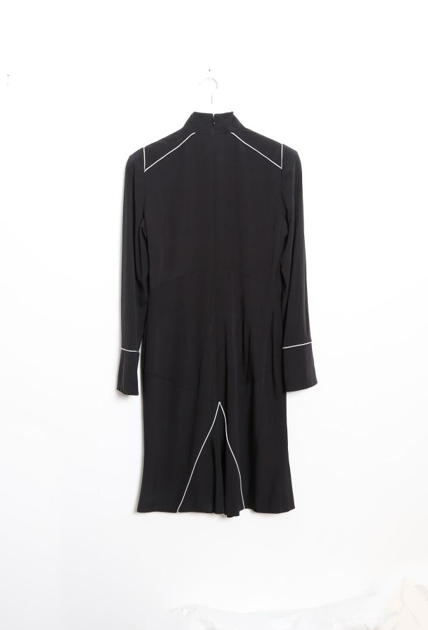 Thierry Mugler 1979 Couture Trimmed Midi Dress - 9