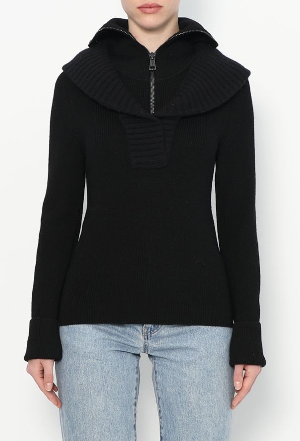 Balenciaga 2002 Double Collar Sweater - 3