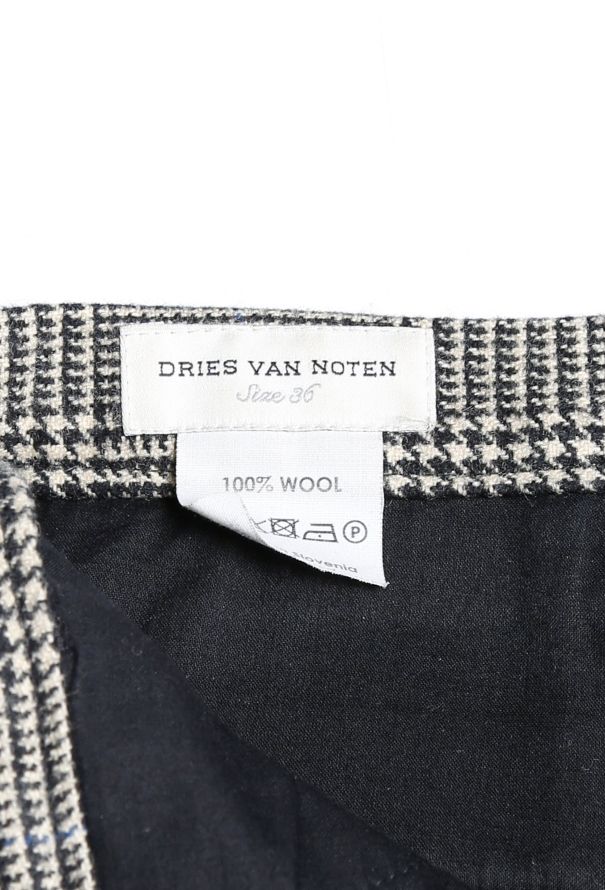 Dries Van Noten F/W 2010 Houndstooth Wool Trousers - 5