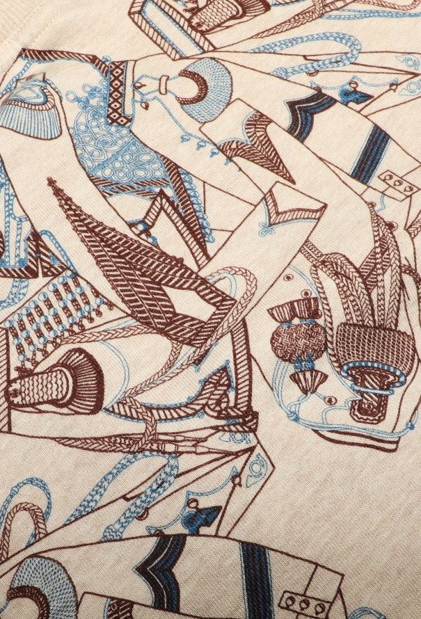 Hermès 2021 'Zouaves et Dragons Finesse' Skirt - 6