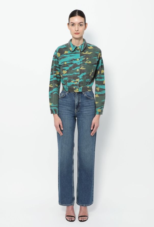 Jean Paul Gaultier 1989 Camouflage Cropped Jacket - 3