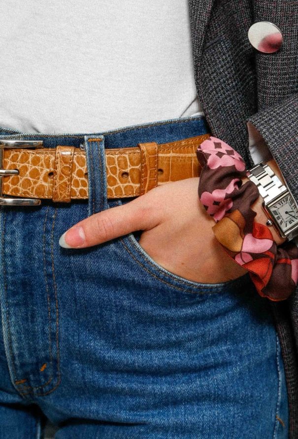 ReSee Atelier Handmade '60s Graphic Print Scrunchie - 2