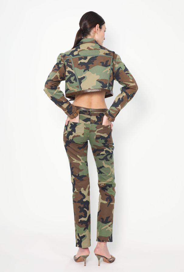 Christian Dior ICONIC 2001 Belted Camouflage Ensemble - 2