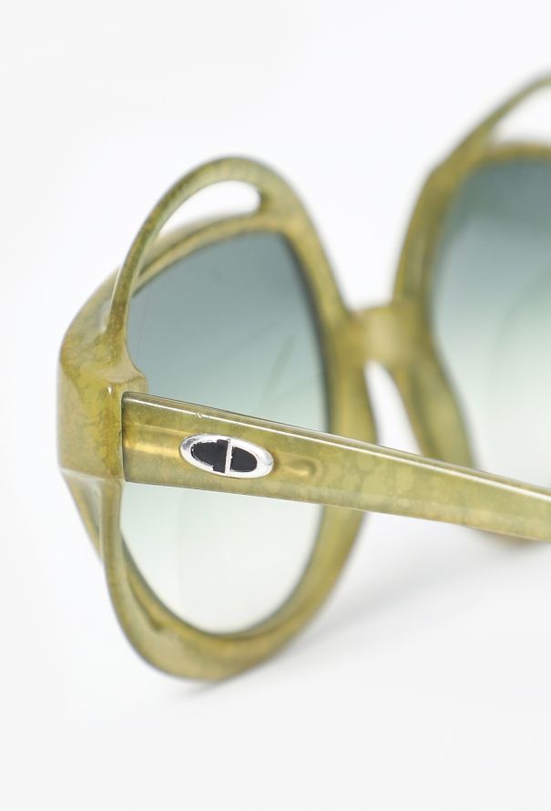 Dior 1977 Oversized Speckled Sunglasses - 6
