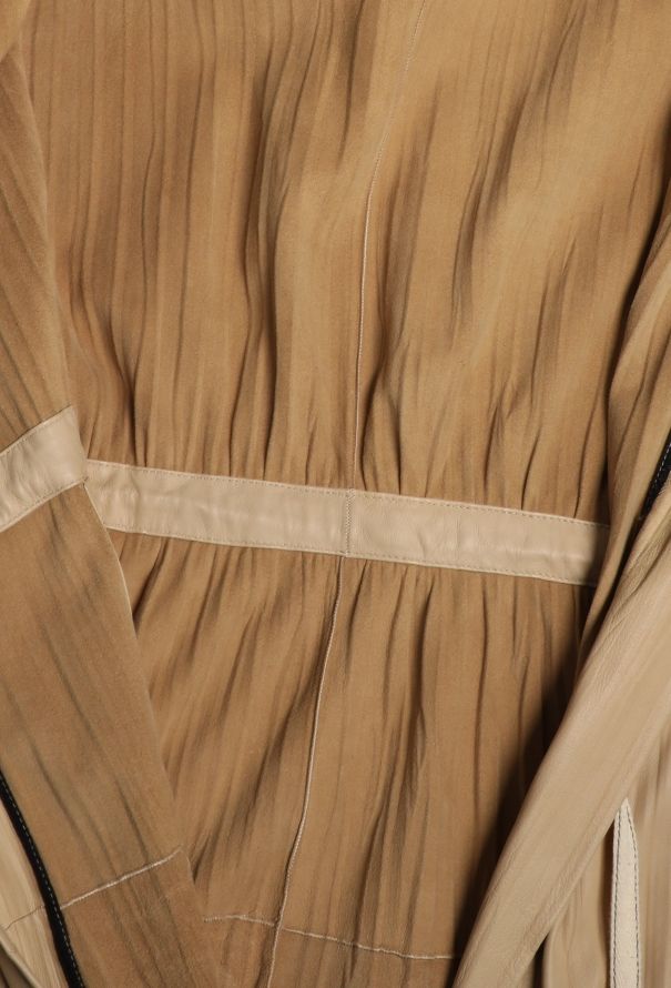 Céline 2016 Leather Drawstring Coat - 8