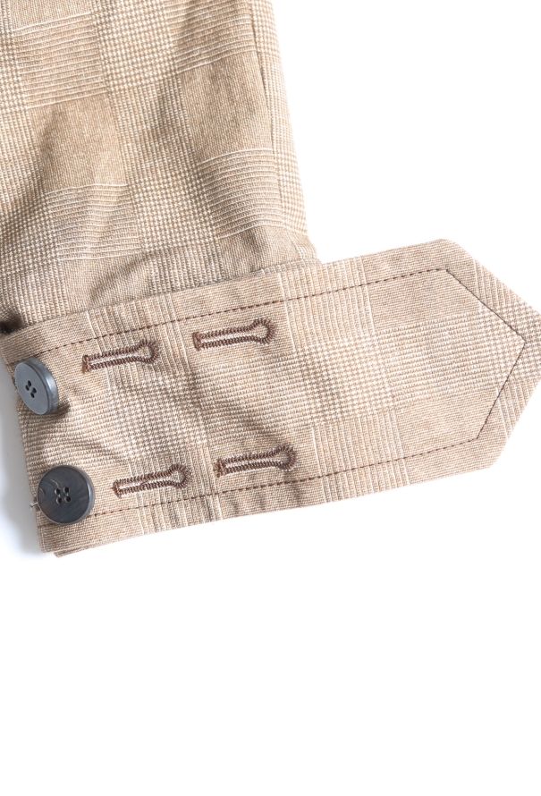 Chloé S/S 2020 Plaid Belted Silk Jacket - 7