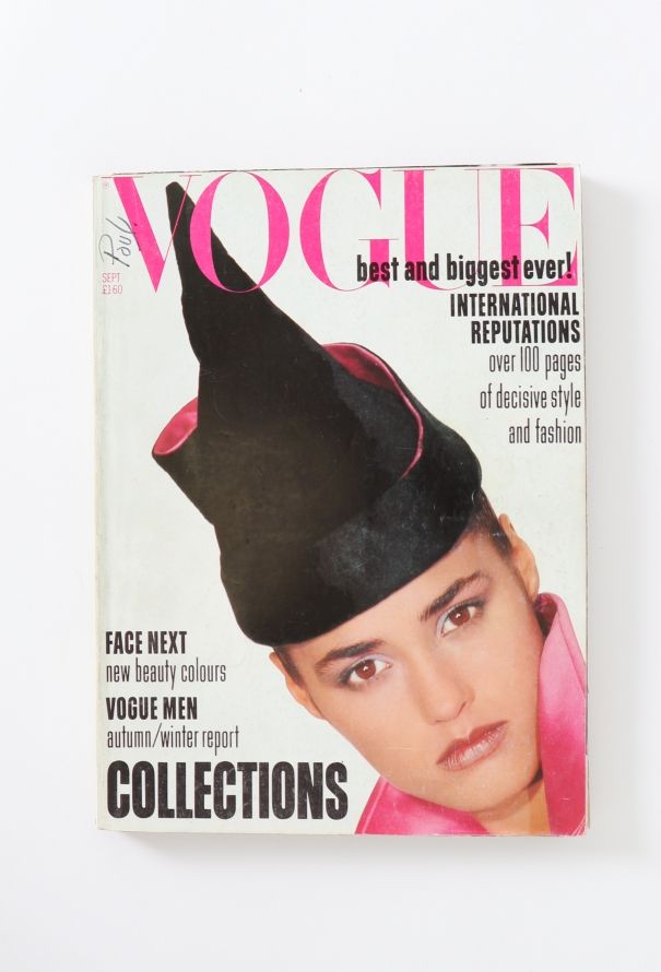 VOGUE UK 1985 Demarchelier Cover Issue Trio - 4