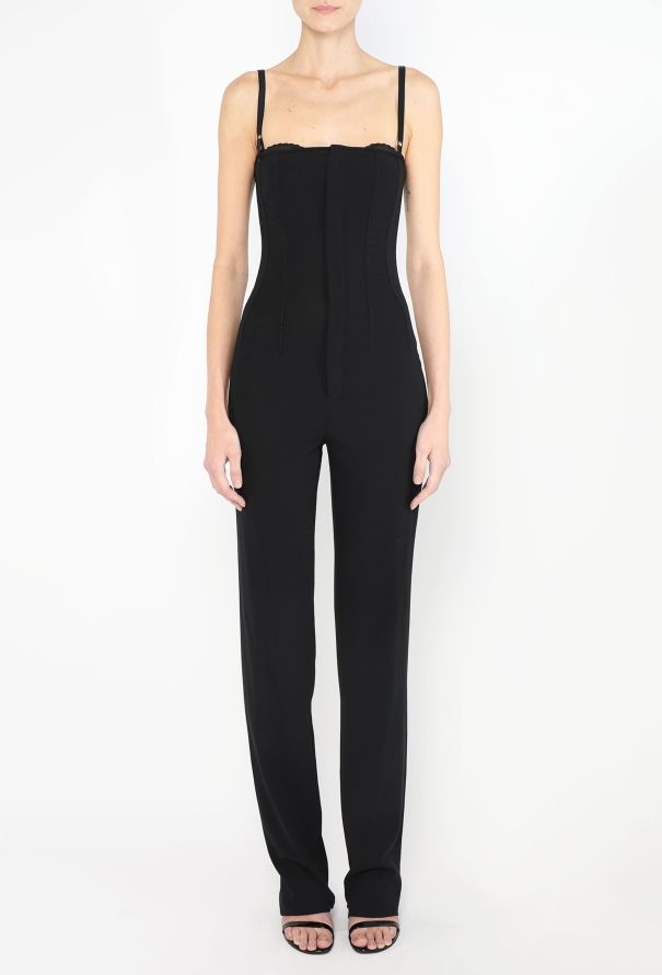 Dolce & Gabbana '90s Bustier Slit Jumpsuit - 2