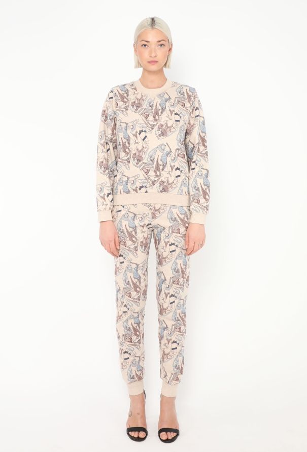 Hermès 2021 'Zouaves et Dragons Finesse' Jogger Set - 3