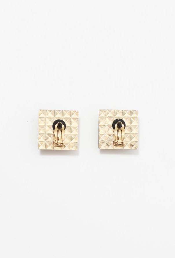 Saint Laurent Vintage Tortoise Pattern Necklace & Earrings - 9