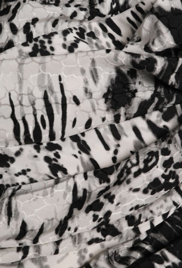 Balenciaga F/W 2009 Bicolor Silk Dress - 9