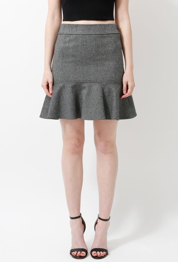 Balenciaga 2002 Woven Ruffled Skirt - 3