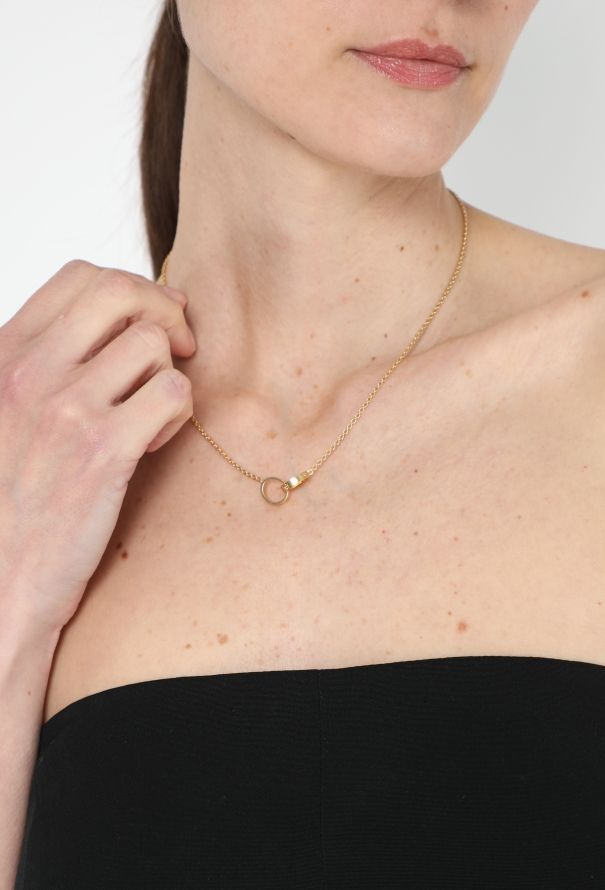 Cartier 18K Yellow Gold Love Pendant - 6