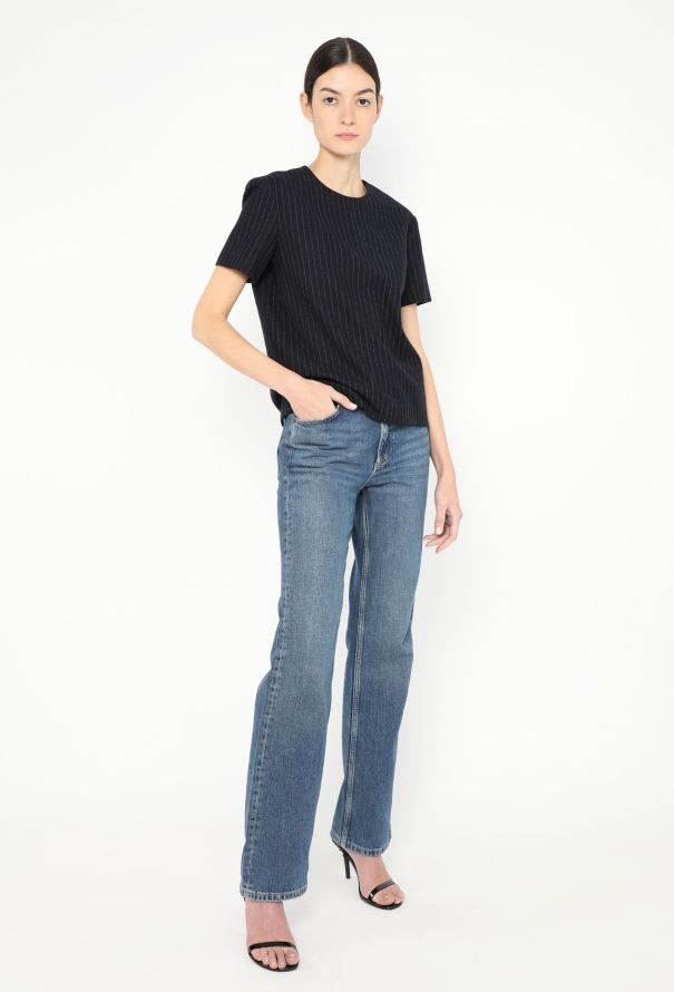 Céline Pre-Fall 2012 Pinstripe Top - 4