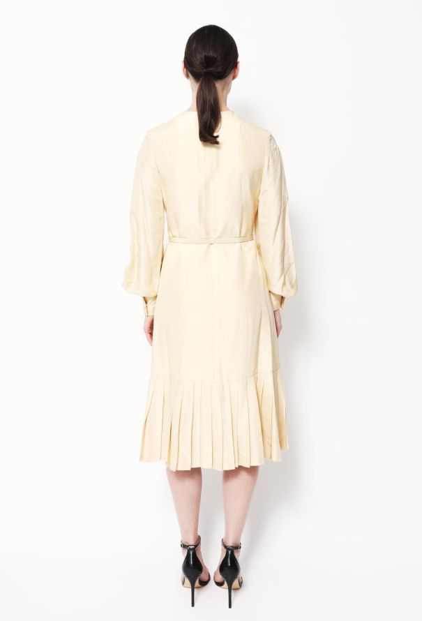 Jean Patou Belted Silk Dress - 3