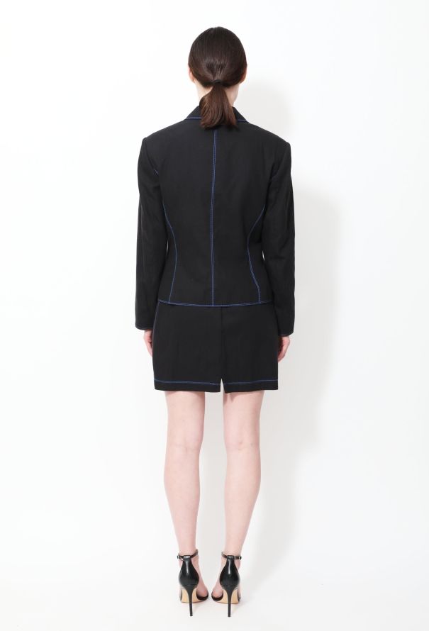 Gianni Versace Jeans Couture' Stitched Trim Dress Ensemble - 5