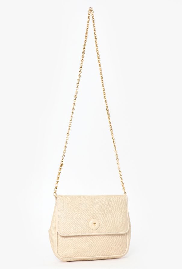 Chanel '80s Raffia Mini Flap Bag - 2