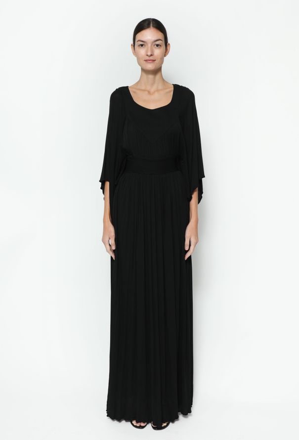 Ossie Clark RARE Quorum 1965 Pleated Angel Gown - 2