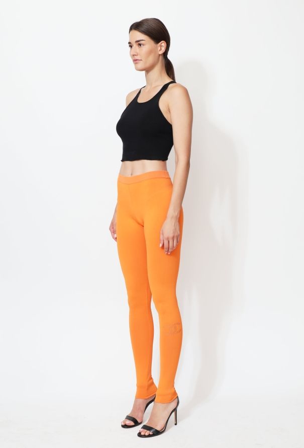 Chanel 2012 Thin Ribbed 'CC' Leggings - 2
